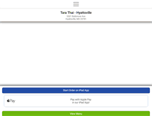 Tablet Screenshot of hyattsvilletarathai.com